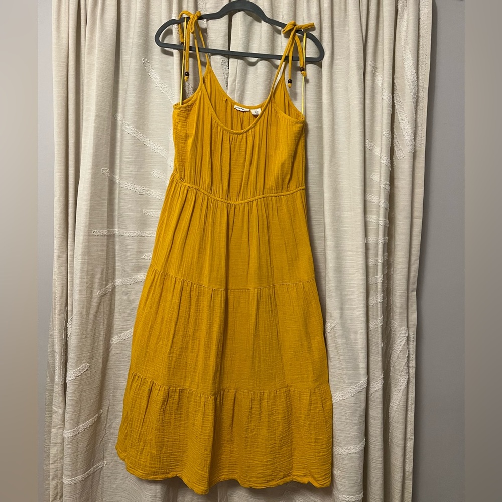 Mustard yellow Lucky Brand sundress
